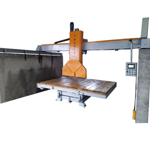 Scie à pont CNC 3 axes pour la découpe de pierre, prix usine, pour marbre et granit, avec table rotative - Product Image 2