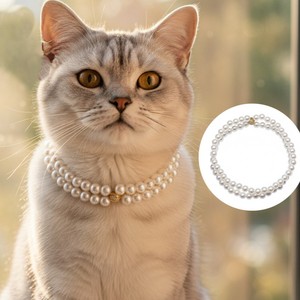 <span class=keywords><strong>Collar</strong></span> Ajustable Heybo para Mascotas con Perlas, <span class=keywords><strong>Collar</strong></span> con Lazo de Princesa para Perros y Gatos, Joyería para Gatos, Lindo <span class=keywords><strong>Collar</strong></span>, Accesorios para Cachorros - Product Image 1