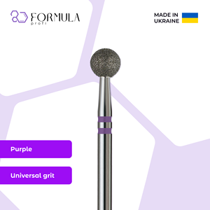 Broca de Diamante para Uñas de 5.0mm, Violeta PRO, para Pulir Piel Seca - Product Image 1
