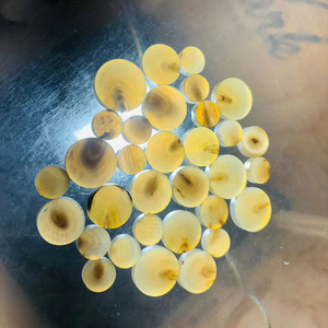 กระดุมเสื้อทำจากเขาควายแท้ 100% คุณภาพดีเยี่ยม กันน้ำ แฟชั่นใหม่ อุปกรณ์เย็บผ้า HF - Product Image 1