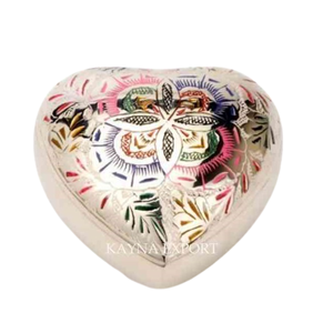 Urna Funeraria en Forma de Corazón con Acabado de Mármol, Urna de Resina Metálica con Acabado de Corazón, para Cenizas Humanas, Disponible al por Mayor a Precios de Fábrica - Product Image 5