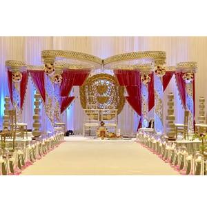 Elegante Mandap de Cristal con Mariposas para Boda, Mandap de Cristal con Mariposas Estilo Bollywood, Mandap de Fibra de Cristal para Boda en forma de Mariposa en el Reino Unido - Product Image 1