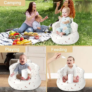 3-36 Monate Weicher und bequemer aufblasbarer Kindersitz Kinder bades tuhl mit Rückens tütze für das Füttern im Wohnzimmer - Product Image 6