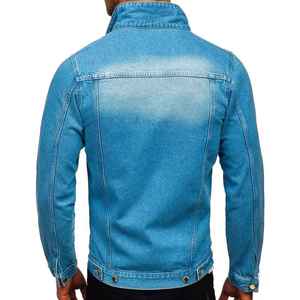 Nouvel arrivage Meilleure vente Veste en jean pour homme Durable Confortable Vente en gros Service OEM Meilleure vente Veste en jean classique pour homme - Product Image 2