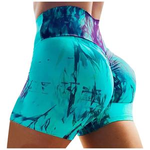 Custom Logo Yoga Shorts with Pockets High Waist Out Pocket Yoga Short Tummy Control Workout Running Athletic Yoga Short - Product Image 4
