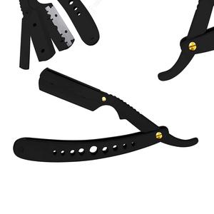 Rasoir professionnel à bord droit The Chief Classic-Shavette à gorge coupée de qualité salon - Product Image 2