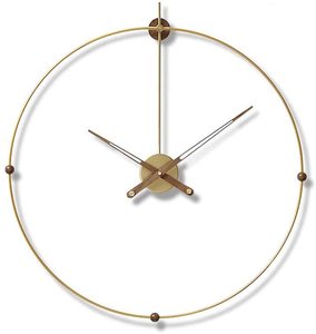 Trend Selling Iron <b>Clock</b> <b>Wall</b> Art Hotel Home Office Bedroom Handmade <b>Decorative</b> Geometric Floral Design Luxury Metal <b>Wall</b> - Product Image 2
