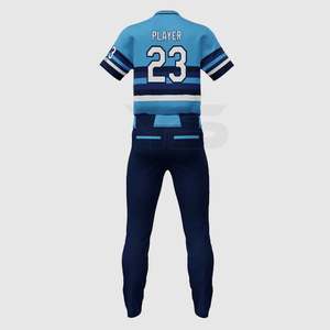 ชุดเบสบอลของผู้ชายชุดเบสบอลชุดกีฬาแบบสั่งทำโลโก้ได้ - Product Image 2