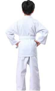 ชุดฝึกต่อสู้เด็กชุดคาราเต้สีขาวชุดเทควันโดระบายอากาศได้ดีสำหรับเด็กกีฬากลางแจ้งให้ความอบอุ่นระบายอากาศได้ดี - Product Image 2