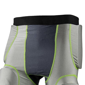 Pantalones cortos de faja de fútbol americano con 5 almohadillas lisas para adultos y jóvenes, ropa deportiva de último diseño 2024 - Product Image 4