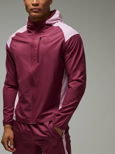 Conjunto de 2 Piezas de Chándal Deportivo de Nailon Personalizado de Fábrica, Estilo Urbano, Estampado, Bordado, Diseño Artesanal, Patchwork, Contraste de Color, Cortavientos para Hombre - Product Image 2