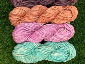 Hilos de algodón de macramé hechos a medida, teñidos vibrantes para manualidades, colgantes de pared, perchas para plantas, proyectos de arte de fibra, 100% algodón recubierto para - Product Image 6