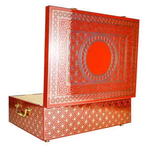 Luxury New Design Wooden Carving Box with lock key Fashion Jewelry New Design Handmade in India sheeri handicraft