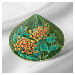 Sombrero Cónico de Hoja de Palma Natural para Sombra al Aire Libre, Accesorios de Viaje y Disfraces de Festival, Hecho en Vietnam - Product Image 4