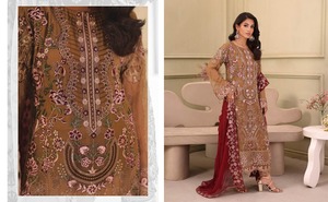 2025 Collections indien et pakistanais marque Salwar Kameez robes exportation qualité tissu fête porter pour dames - Product Image 5