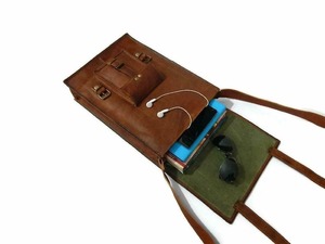 Handmade <b>Mens</b> Rustic Genuine Leather Messenger <b>Shoulder</b> <b>Bag</b> - Product Image 2