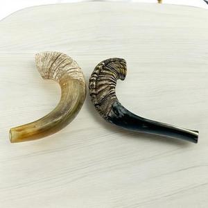 Shofar Kosher Hecho en Israel, Cuerno de Carnero Natural Tallado Estilo Animal, Ecológico para Tocar y Fines Religiosos - Product Image 6