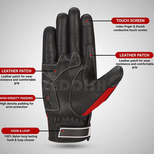 Ropa deportiva para hombre Guantes de moto de alta calidad Guantes de moto de hombre de tamaño personalizado - Product Image 3