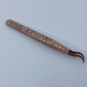 แหนบขนตา สแตนเลส คุณภาพดี แหนบขนตาตรงและโค้ง อุปกรณ์ต่อขนตา - Product Image 4