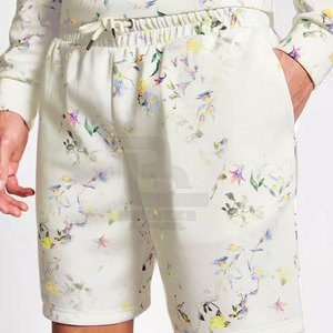 Oem Service-Ensemble short à capuche surdimensionné pour homme, ensemble de tenues en coton 100%, ensemble deux pièces, sweat-shirt et short pour homme 2025 - Product Image 3