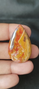 พลอยแจสเปอร์หลากสีธรรมชาติแบบหลวม จำหน่ายจำนวนมาก ขนาดผสม สำหรับทำเครื่องประดับ - Product Image 3