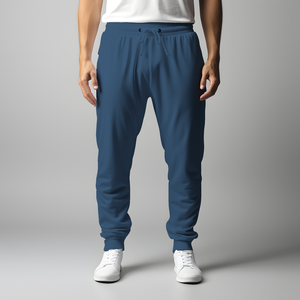 Pantalones Deportivos Casuales Grises para Hombre 2026, Cintura Elástica con Cordón, Bolsillos Laterales, Transpirables, Tejido de Punto de Peso Medio, Estilo Otoñal - Product Image 3