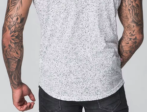 Camisetas de Diseño para Hombre al por Mayor, Camisetas con Logotipo Personalizado, Camisetas de Manga Corta con Dobladillo Redondo - Product Image 4