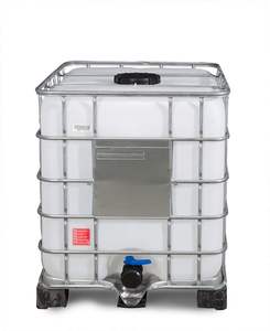 Réservoir d'eau IBC en PEHD 1000L à alimentation directe usine avec cuve sous pression et moteur pour le stockage de produits chimiques et la manutention de liquides - Product Image 4