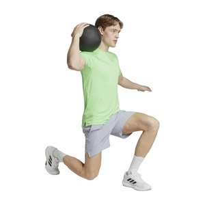 T-shirt d'entraînement fitness pour homme 100% coton 210 g/m² extensible respirant séchage rapide coupe ajustée pour la gym et l'entraînement personnalisé OEM privé - Product Image 3