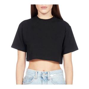 Top Corto de Verano Vintage Estampado Personalizado, Ecológico, para Mujer, Cuello Redondo, Manga Corta, Tela de Lona, Colores Personalizados - Product Image 1