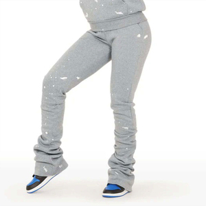 Logo personnalisé de haute qualité 2 pièces ensembles nouveauté respirant 100% coton matériel femmes ensembles - Product Image 3