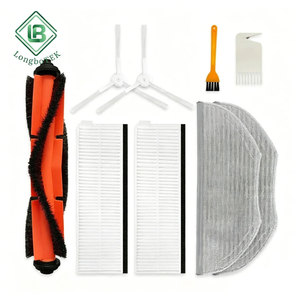 Brosse latérale, chiffon de nettoyage, filtre HEPA compatibles avec <span class=keywords><strong>Xiaomi</strong></span> Mijia G1 <span class=keywords><strong>MJSTG1</strong></span>/Viomi V3 Max / LG R3-PRIME, accessoires de remplacement - Product Image 1