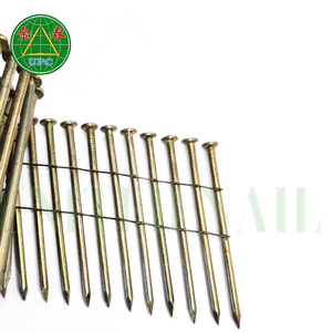 Clavos de bobina de acero de 2-1/2 pulgadas para palé de madera, neumático y pistola de clavos, uso de vástago en espiral suave, estilo de cabeza plana a cuadros - Product Image 6