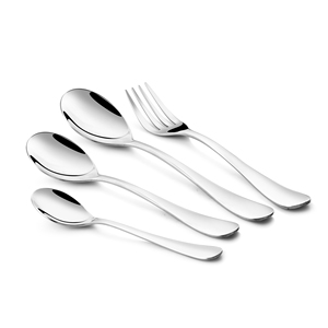 Vente en gros de couverts populaires en acier inoxydable doré, couverts de restaurant, couteau, fourchette et cuillère pour la maison, la cuisine et les plateaux de service - Product Image 2