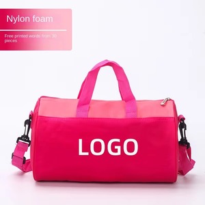 Bolsa de viaje deportiva Duffel Personalizar Imprimir Logo Durable Exterior Plegable Impermeable Weekender Bolsa de viaje para mujer - Product Image 1