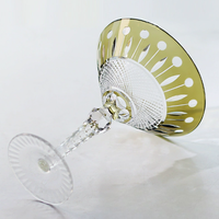 Verres à whisky de luxe en cristal blanc taillé à la main, capacité 200 ml, pour whisky et Hock