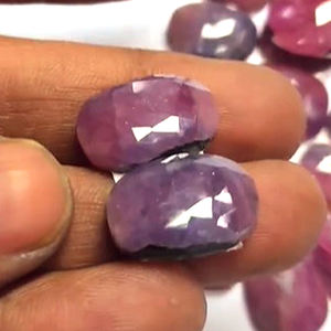 Lote de 14 pares de rubíes naturales de 12-17 mm, corte ovalado elegante, tamaño libre, cabujón de corte rosa, 254 quilates, Iroc Sales, rubíes sueltos de base plana - Product Image 5