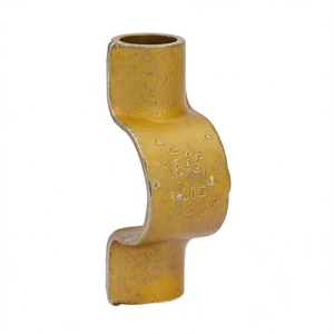 1 Pieza Abrazadera para Tubo de Acero Crudo Galvanizado Amarillo GAH de 25x32x107mm y 1/4 Pulgada de Diámetro para Cercas, Enrejados y Puertas - Product Image 2
