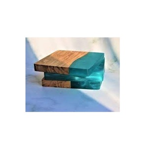 Posavasos de resina de madera de diseño sólido, posavasos para taza de té para el hogar, posavasos de resina de Madera hechos a mano al mejor precio, gran oferta - Product Image 3