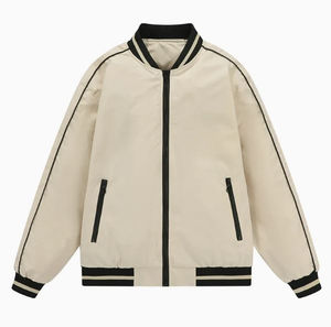 Veste Homme 100% Polyester Satin Soyeux Varsity Jacket Homme Respirant Veste Baseball Épaisseur Standard MS-JS-0031 - Product Image 3