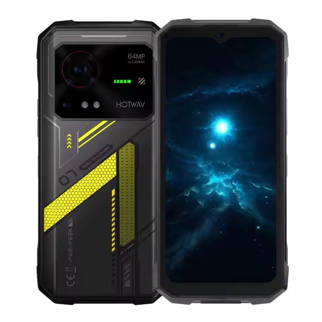 HOTWAV Hyper 7 Rugged Gaming Smartphone 8GB+256GB 10800mAh 6.6" LCD 120Hz MTK 67XX 30W Quick Charge GSM OTG NFC 5G Android 14