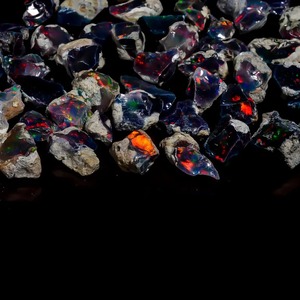 Mehrajudin Gems Opale Bleue Naturelle, Pierre Précieuse Non Taillée, 5000 Carats, Qualité Brute, Certifiée par un Certificat Tierce Partie, pour la Fabrication de Bijoux - Product Image 5