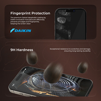 Verre protecteur trempé haute résistance Proove Achilles pour iPhone 15 Pro Max 15Pro 14Pro