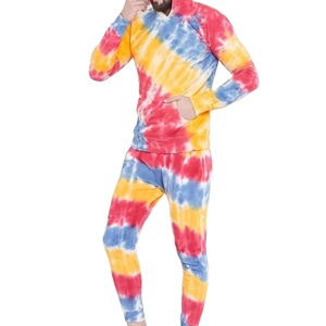 Conjunto Deportivo Tie-Dye Moderno para Hombre y Conjuntos Deportivos Elegantes de Dos Piezas, Ropa Informal Perfecta para Usar a Diario y Conjuntos Deportivos Tie-Dye - Product Image 1