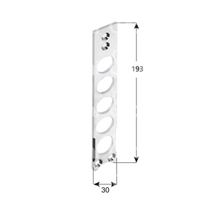 COUNTERBOARD Modelo 326413 para X1R Acabado Cromado - Product Image 1