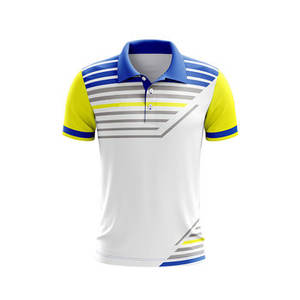 Polo 100% coton de haute qualité pour hommes, séchage rapide, manches courtes, style décontracté, broderie coupe ajustée, services OEM, satin uni - Product Image 2