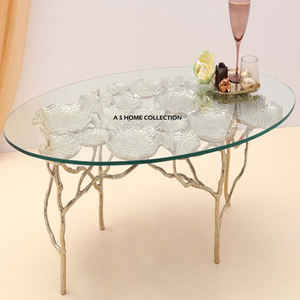 Mesa de Centro de Aluminio con Espejo, Diseño Tradicional, Elegante, Hecha a Mano, Forma Personalizada, Venta al por Mayor - Product Image 1