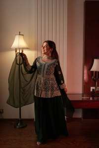 <b>Women</b> Embroidered Georgette Kurta Salwar Set Quick Dry Designer Party Wear Ethnic <b>Suit</b> Premium Festive Collection - Product Image 6