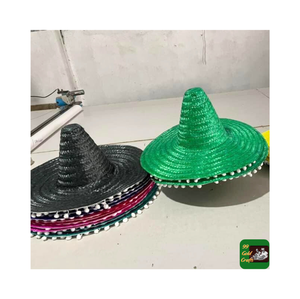 คอลเลกชันใหม่หมวกฟางเม็กซิกันทำด้วยมือธรรมชาติสำหรับวันหยุดคอสเพลย์ตลกๆหมวกฟางตกแต่งสำหรับทุกเพศเวียดนาม - Product Image 5