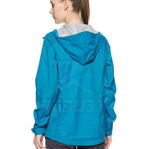 Nueva moda para mujer Slim Fit transpirable impermeable PU lienzo rompevientos prendas de vestir diseños personalizados producto terminado-venta al por mayor - Product Image 2